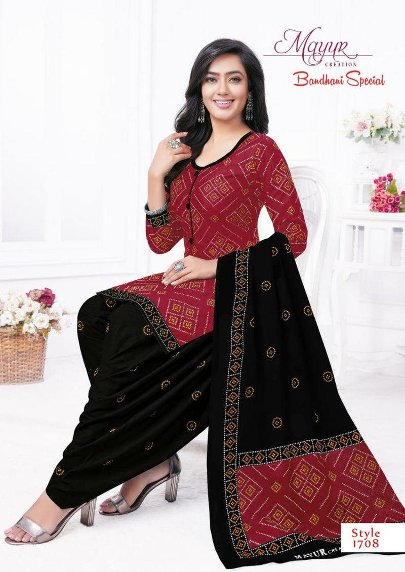 Mayur Creation Bandhani Special Vol 17 Cotton Bandhni Printed Salwar Suits