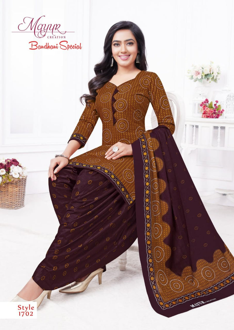 Mayur Creation Bandhani Special Vol 17 Cotton Bandhni Printed Salwar Suits