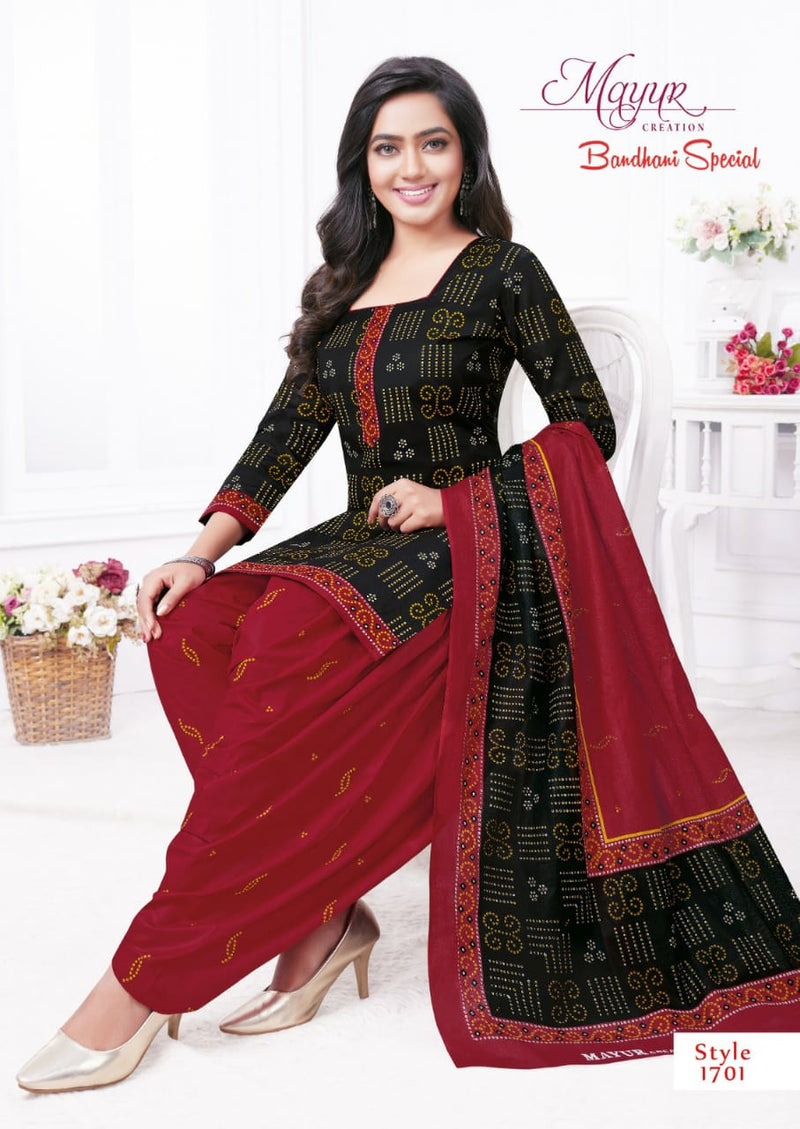 Mayur Creation Bandhani Special Vol 17 Cotton Bandhni Printed Salwar Suits