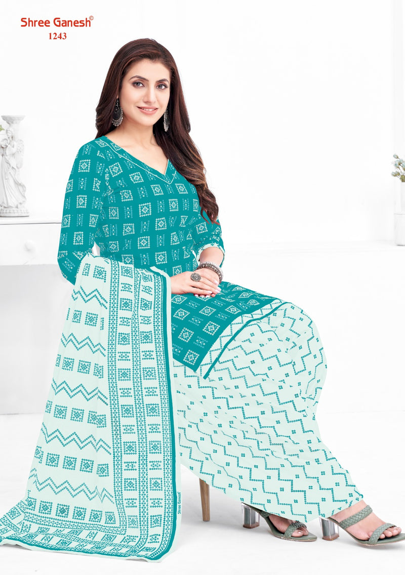 Shree Ganesh Bandhani Vol 2 Cotton Printed Patiyala Suits