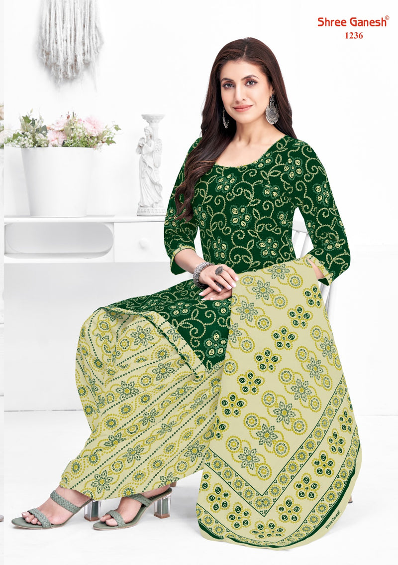 Shree Ganesh Bandhani Vol 2 Cotton Printed Patiyala Suits