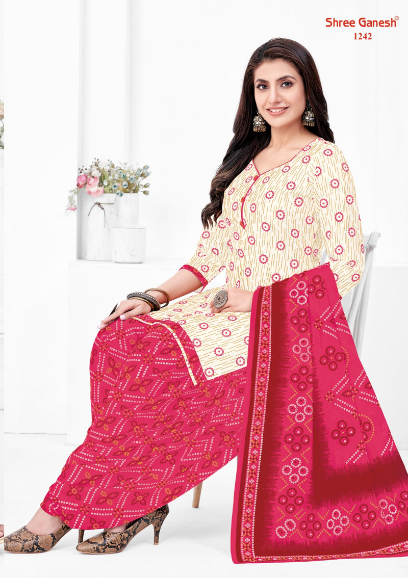Shree Ganesh Bandhani Vol 2 Cotton Printed Patiyala Suits