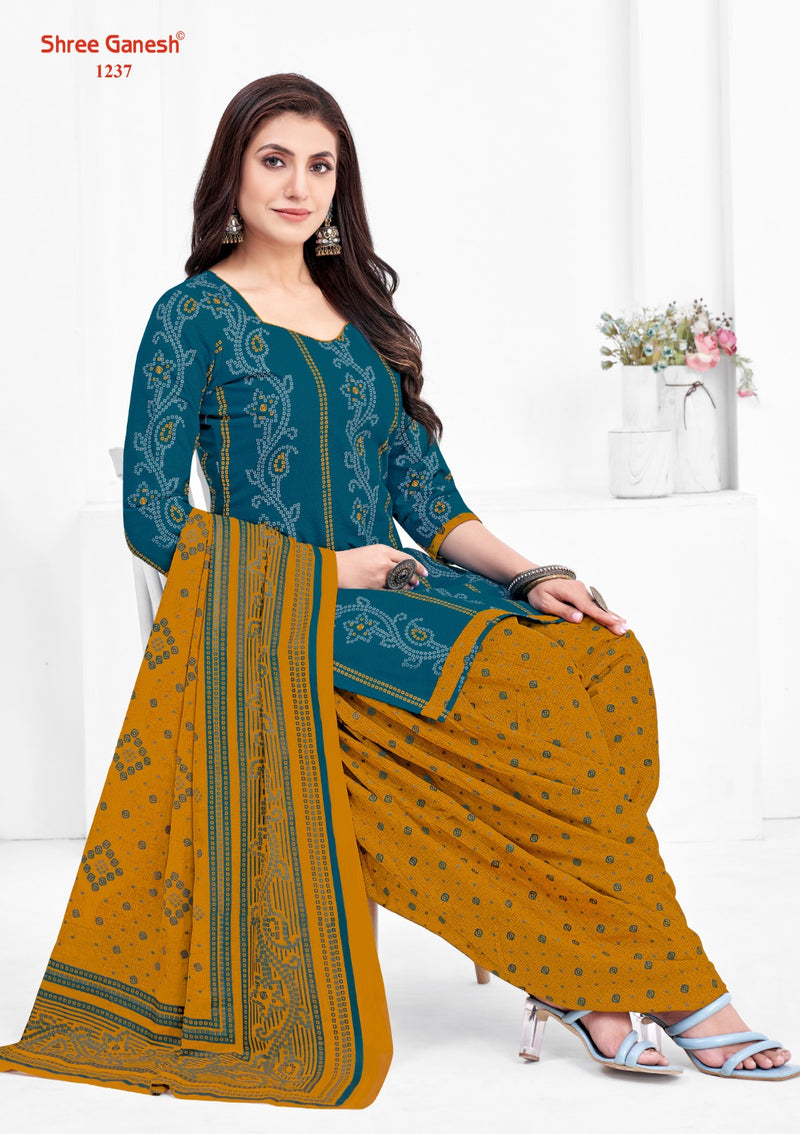 Shree Ganesh Bandhani Vol 2 Cotton Printed Patiyala Suits
