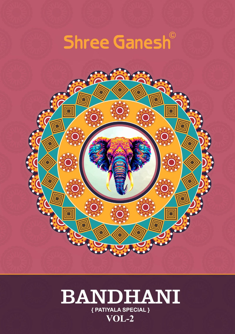 Shree Ganesh Bandhani Vol 2 Cotton Printed Patiyala Suits