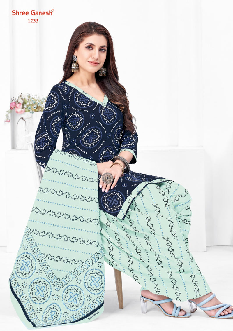Shree Ganesh Bandhani Vol 2 Cotton Printed Patiyala Suits