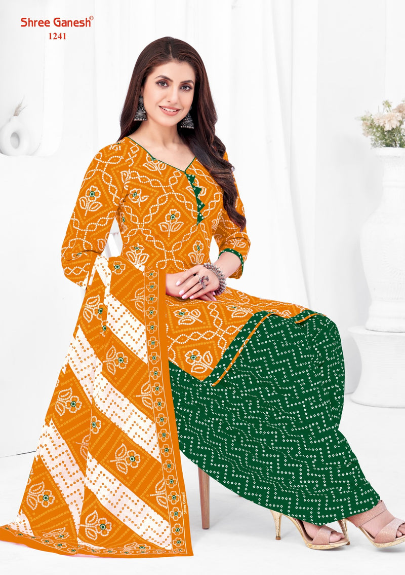 Shree Ganesh Bandhani Vol 2 Cotton Printed Patiyala Suits
