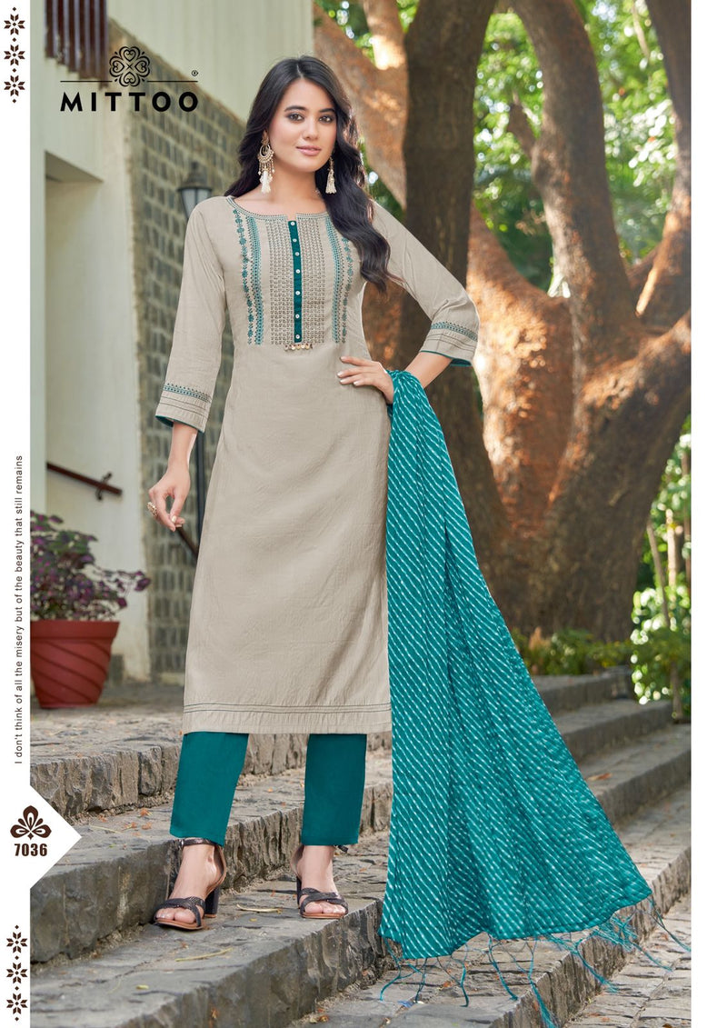 Mittoo Bansri Vol 4 Rayon Handwork Designer Fancy Kurti Collection