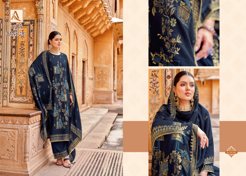 Alok Suits Bansuri Pashmina Designer Winter Wear Salwar Suit Collection