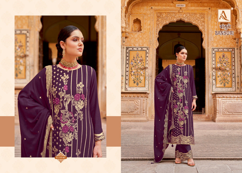 Alok Suits Bansuri Pashmina Designer Winter Wear Salwar Suit Collection