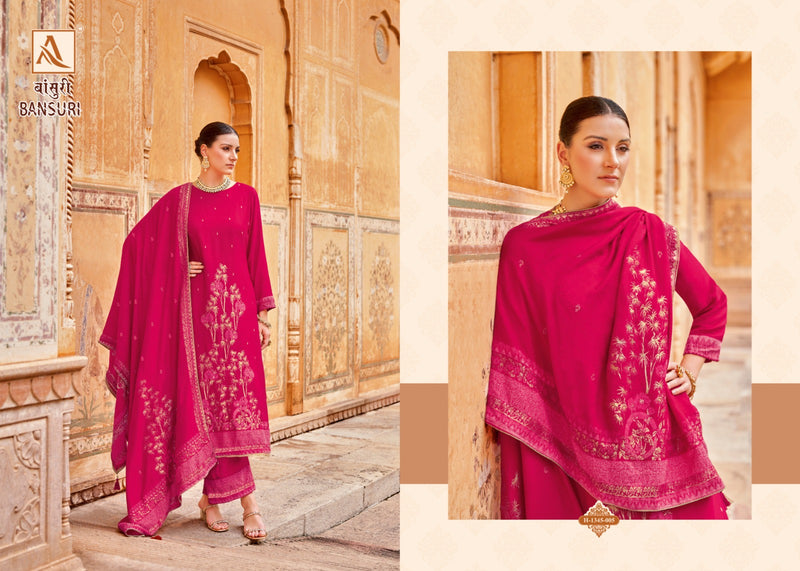 Alok Suits Bansuri Pashmina Designer Winter Wear Salwar Suit Collection