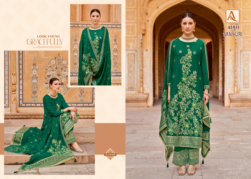 Alok Suits Bansuri Pashmina Designer Winter Wear Salwar Suit Collection