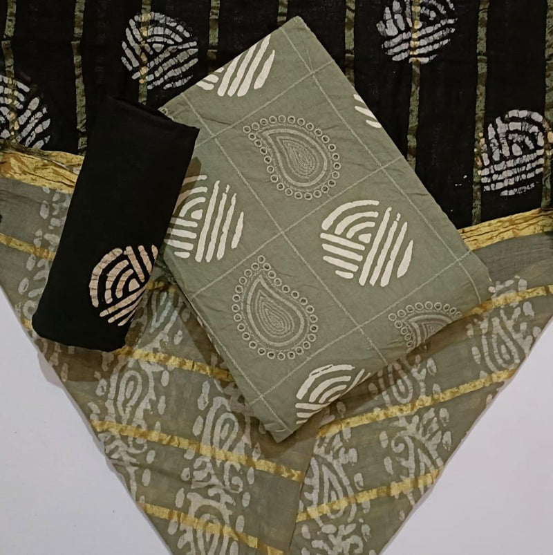 Jj Creation Premium Cotton Work Batik Suits Edition Vol 1 Cambric Cotton Dress