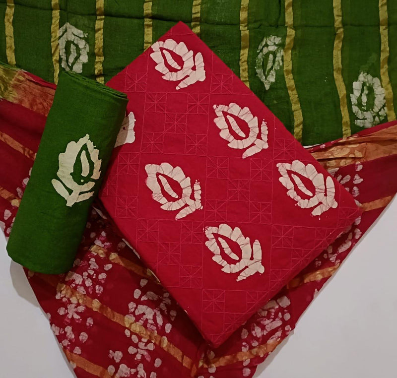 Jj Creation Premium Cotton Work Batik Suits Edition Vol 1 Cambric Cotton Dress