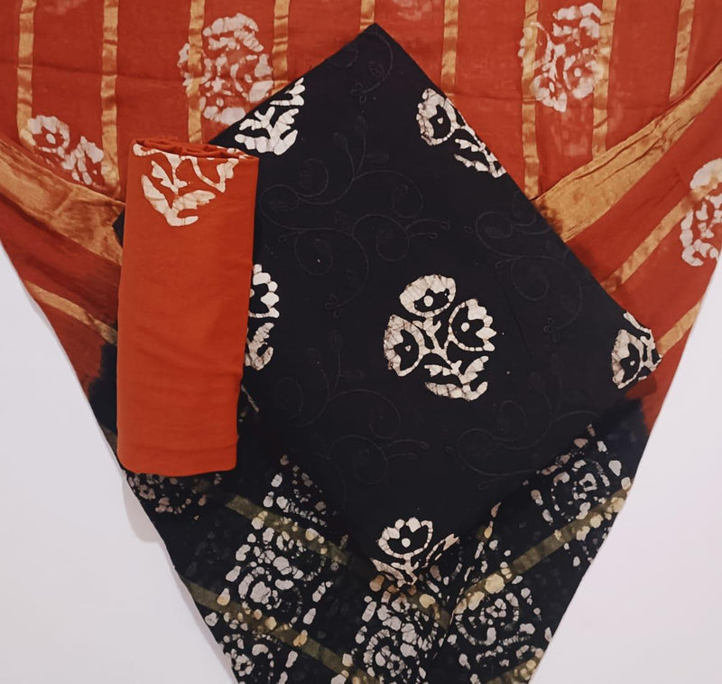 Jj Creation Premium Cotton Work Batik Suits Edition Vol 1 Cambric Cotton Dress