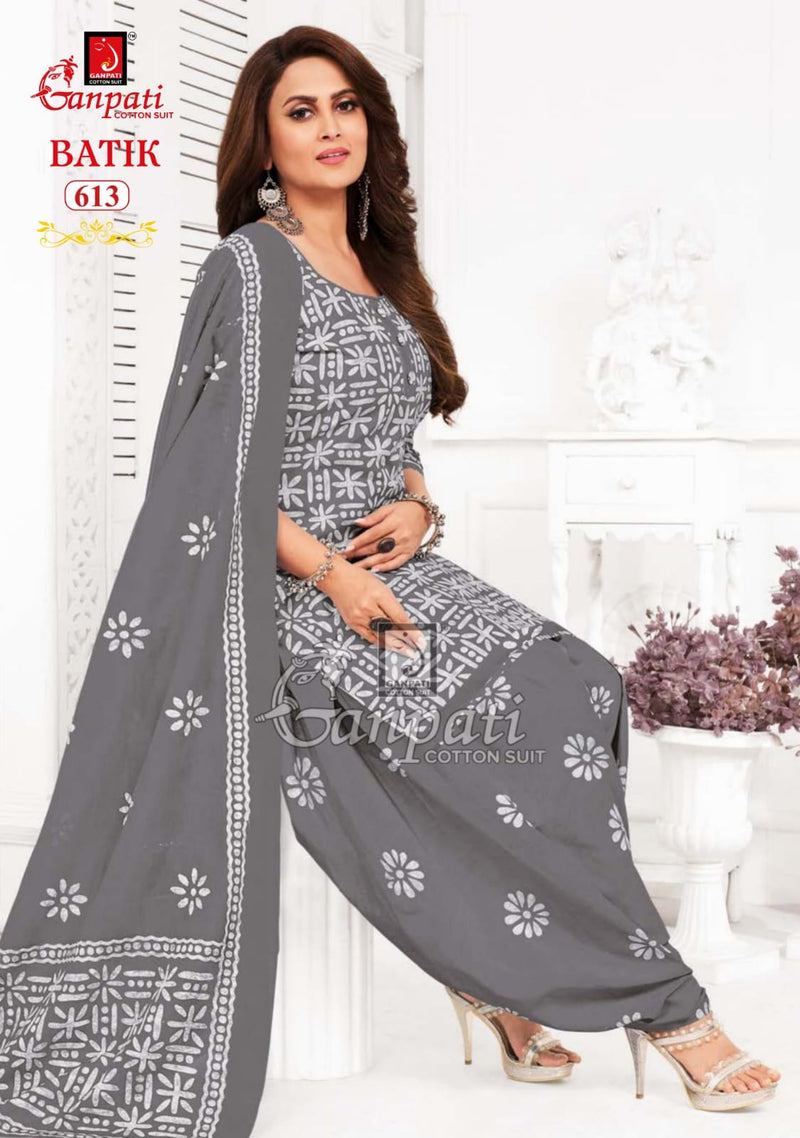Ganpati Batik Vol 6 Cotton Printed Patiyala Salwar Suits Work Salwar Kameez
