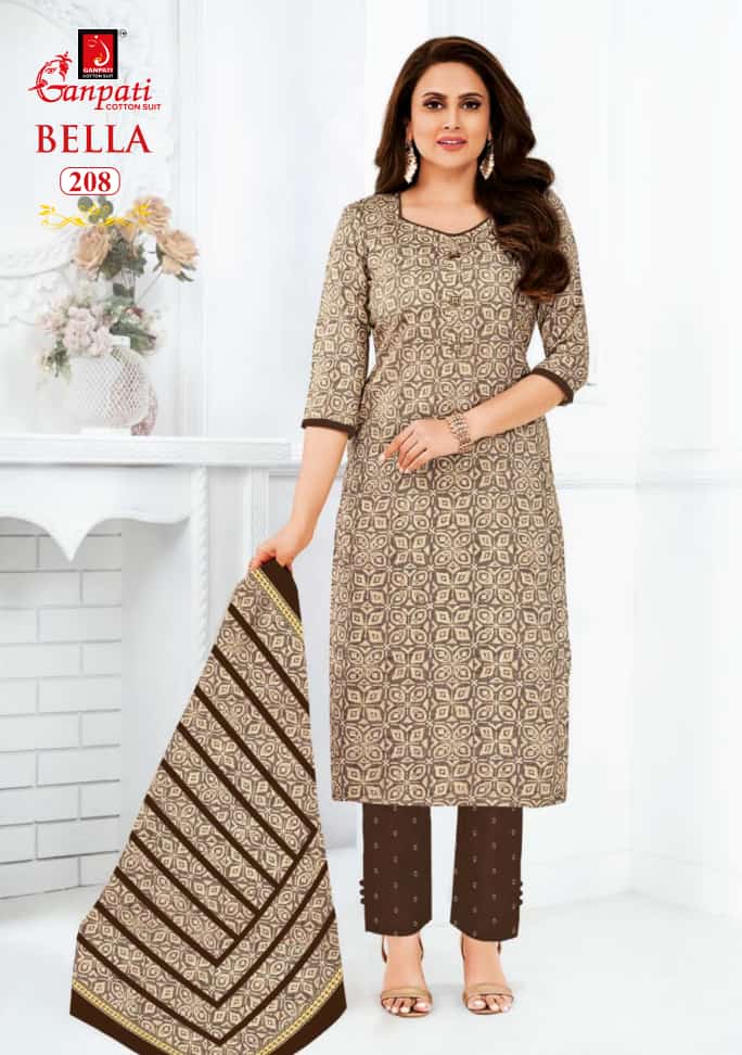 Ganpati Bella Vol 2 Cotton Printed Regular Wear Salwar Suits Collection