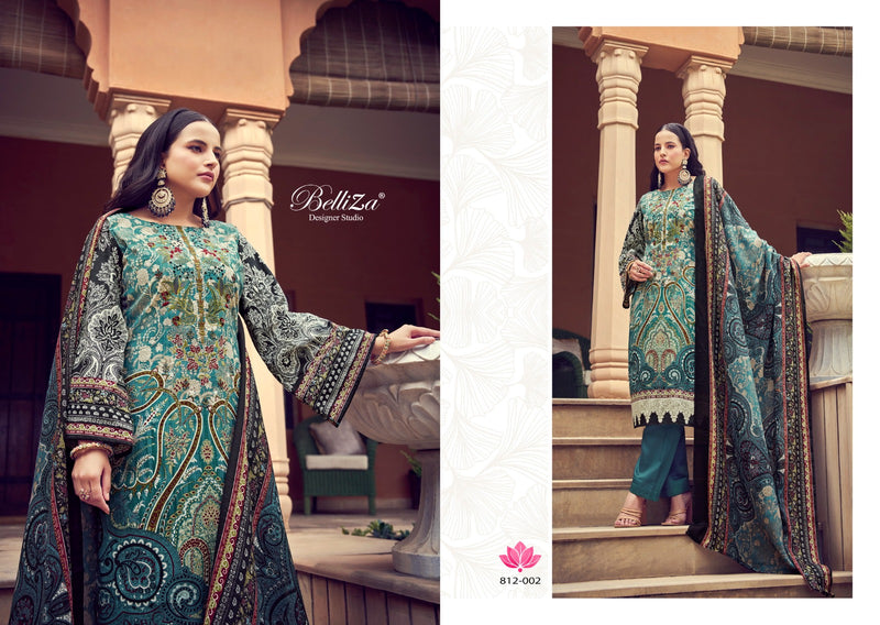 Belliza Designer Naira Vol 16 Cotton Digital Print Embroidery Suits