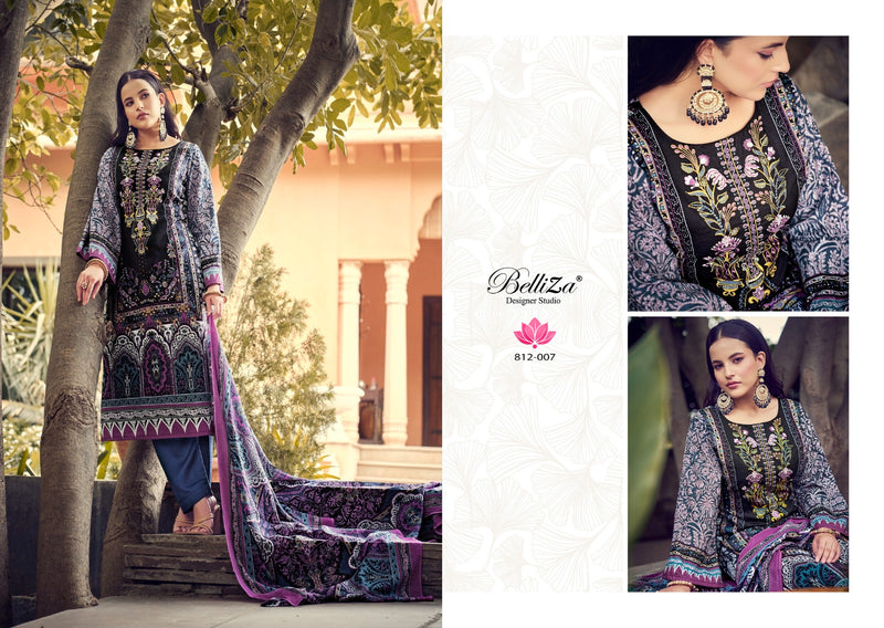 Belliza Designer Naira Vol 16 Cotton Digital Print Embroidery Suits