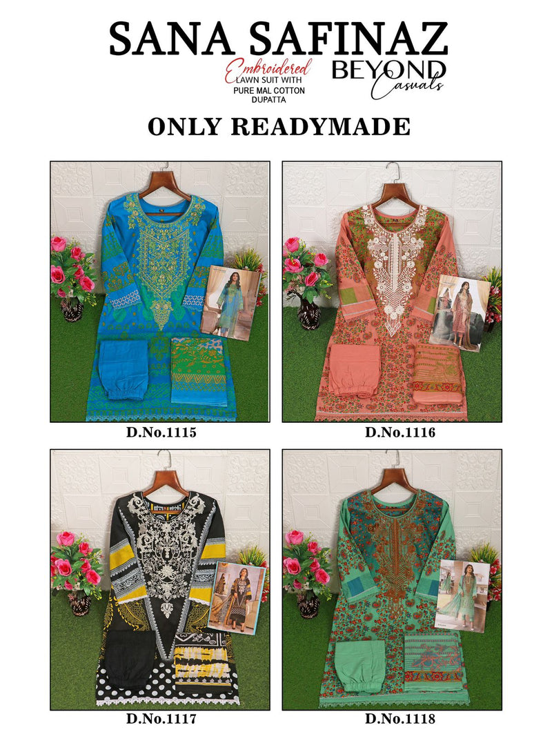 Sana Safina Beyond Casual Ready Made Collection Lawn Fancy Salwar Suits