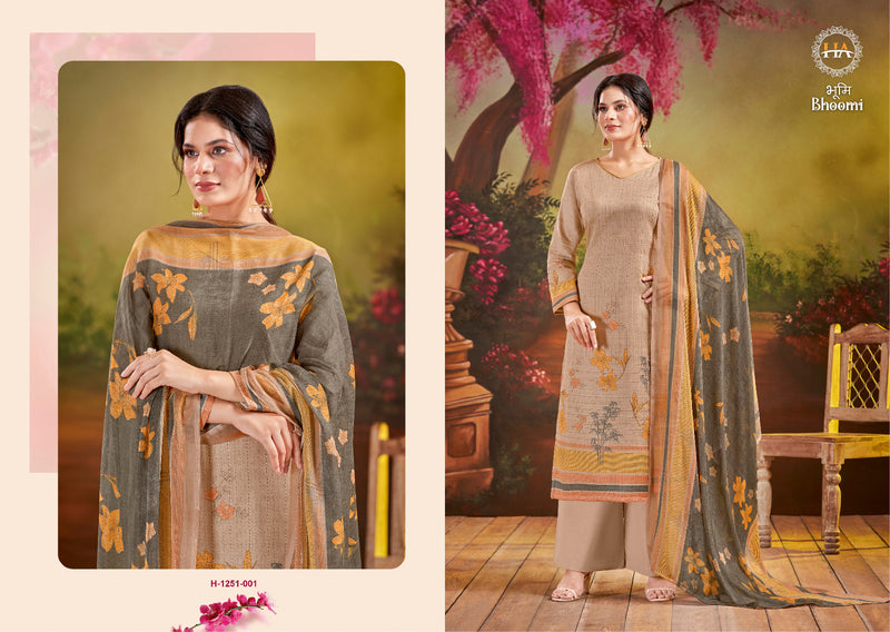 Harshit Fashion Hub Bhoomi Jam Cotton Digital Style Print Suits