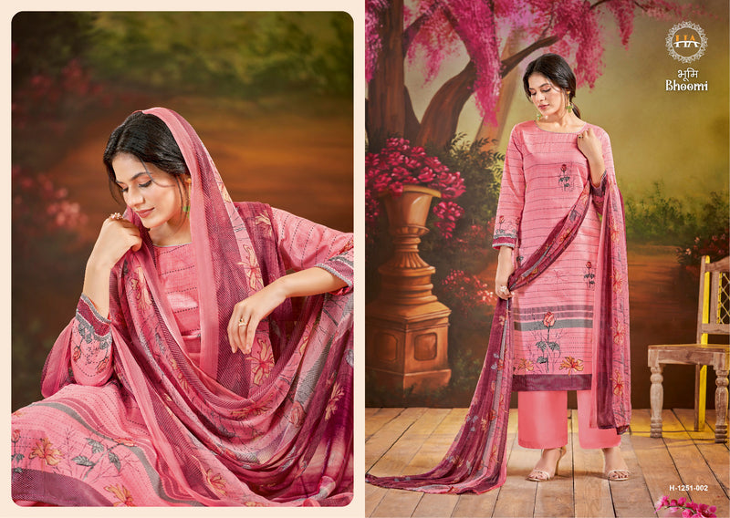 Harshit Fashion Hub Bhoomi Jam Cotton Digital Style Print Suits