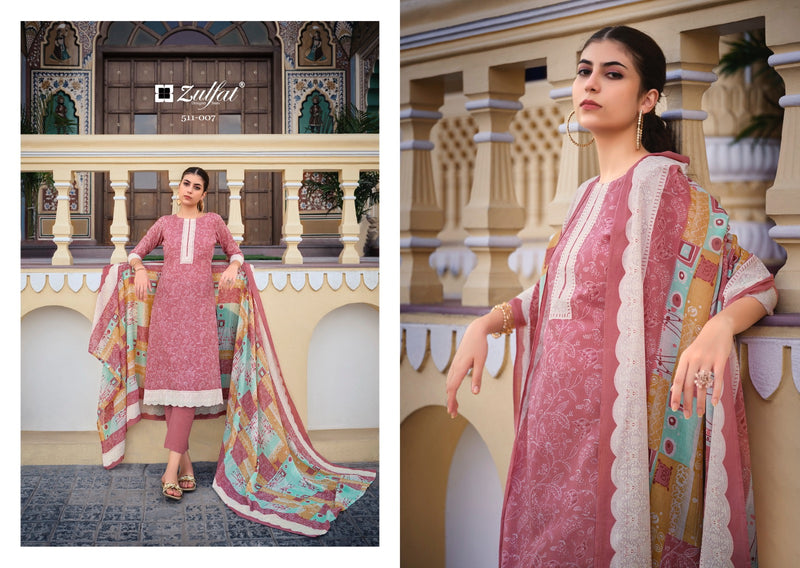 Zulfat Designer Studio Biba Cotton Fancy Designer Prints Salwar Suits