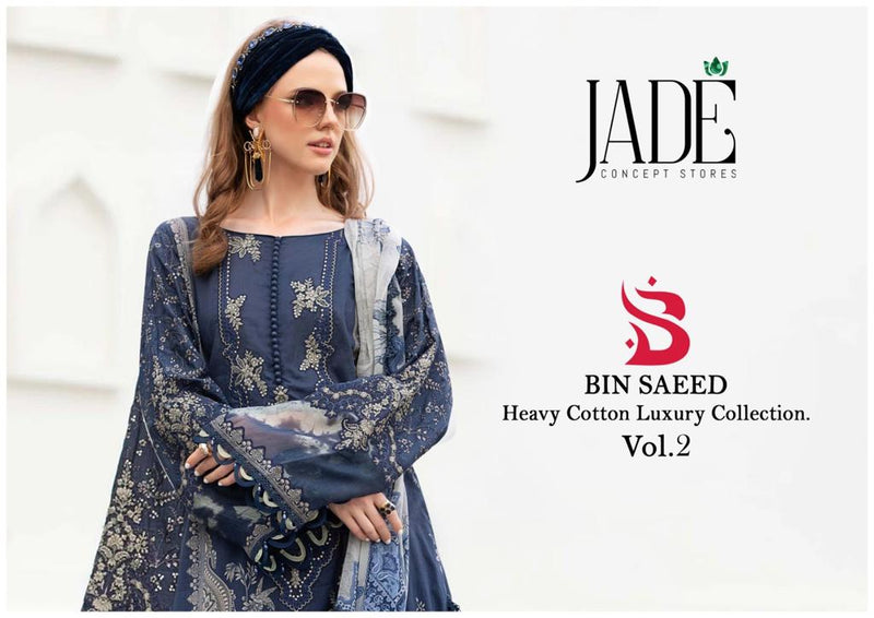 Jade Bin Saeed Heavy Cotton Luxury Collection Vol 2 Printed Salwar Kameez