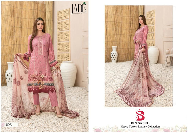 Jade Bin Saeed Heavy Cotton Luxury Collection Vol 2 Printed Salwar Kameez