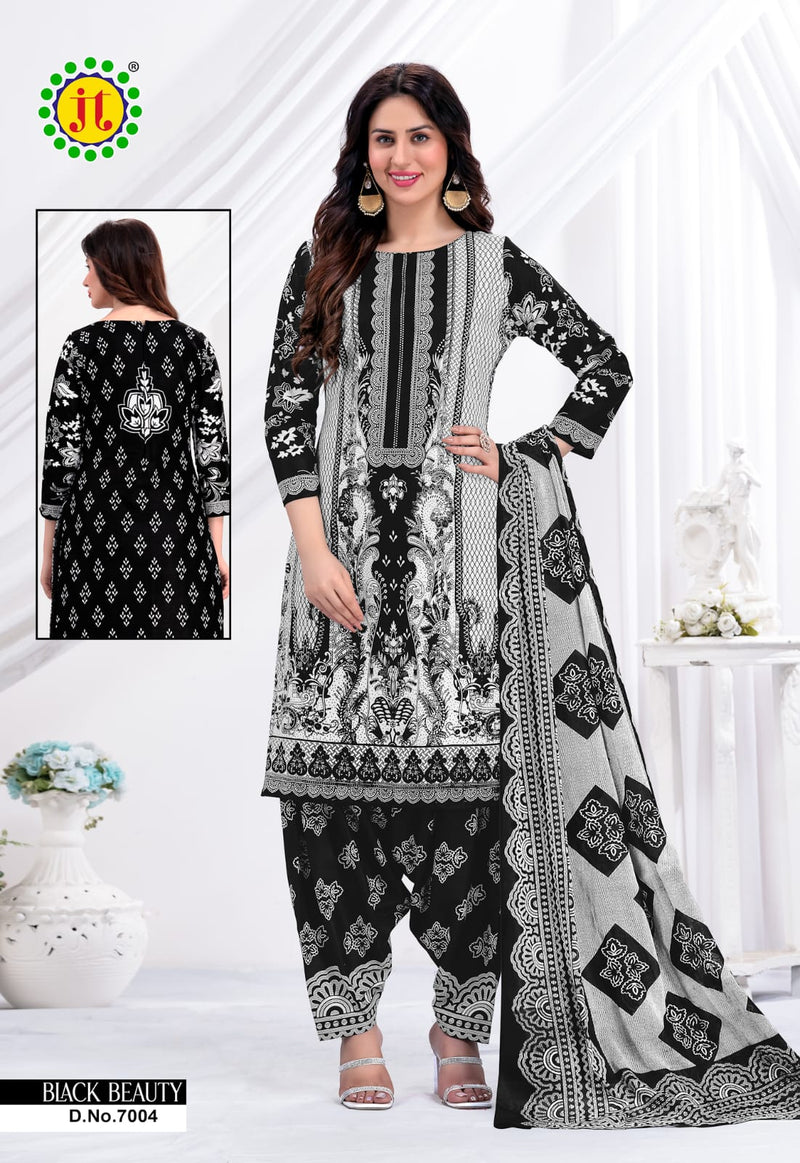 Jt Black Beauty Vol 7 Cotton Printed Patiyala Suits