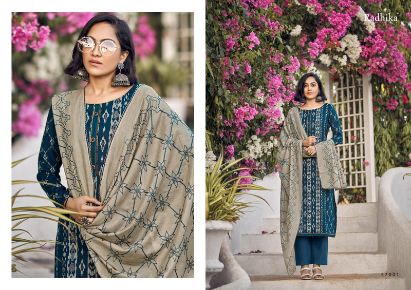 Radhika Fashion Azara Black Berry Vol 3 Cotton Fancy Designer Print Salwar Suits