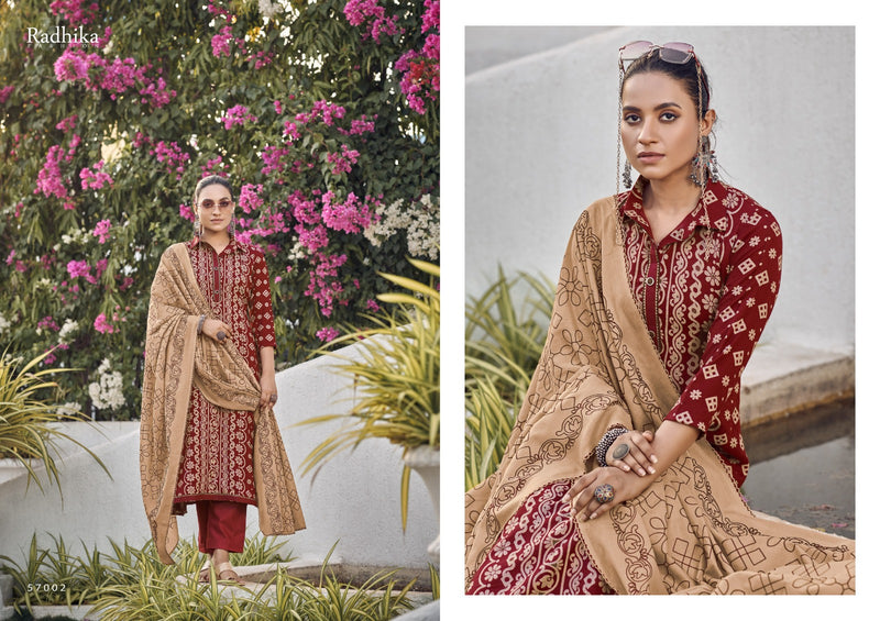 Radhika Fashion Azara Black Berry Vol 3 Cotton Fancy Designer Print Salwar Suits