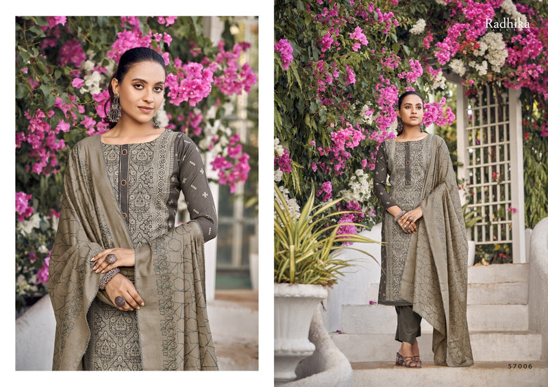Radhika Fashion Azara Black Berry Vol 3 Cotton Fancy Designer Print Salwar Suits