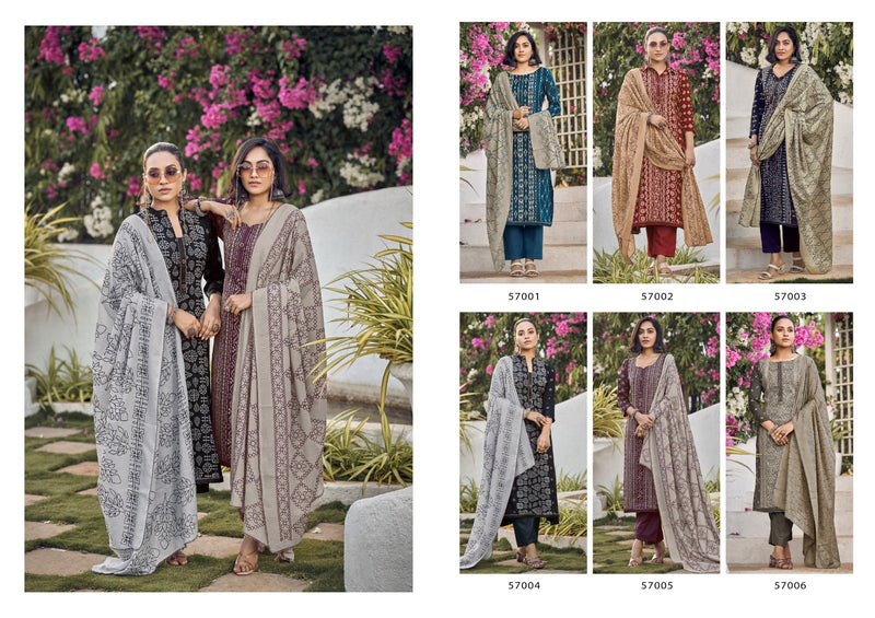 Radhika Fashion Azara Black Berry Vol 3 Cotton Fancy Designer Print Salwar Suits