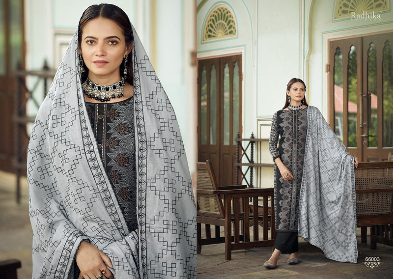 Radhika Fashion Azara Black Berry Vol 4 Cotton Designer Print Fancy Salwar Suits