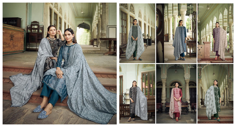 Radhika Fashion Azara Black Berry Vol 4 Cotton Designer Print Fancy Salwar Suits