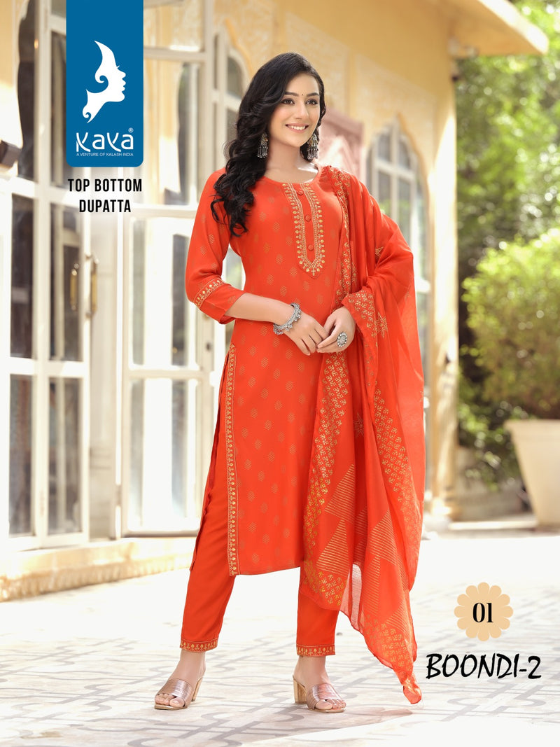 Kaya Creation Boondi Vol 2 Rayon Fancy Casual Wear Kurtis
