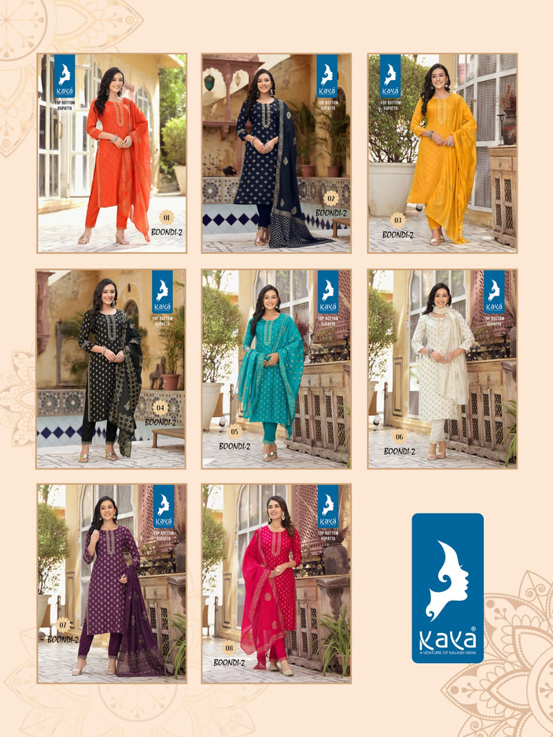 Kaya Creation Boondi Vol 2 Rayon Fancy Casual Wear Kurtis