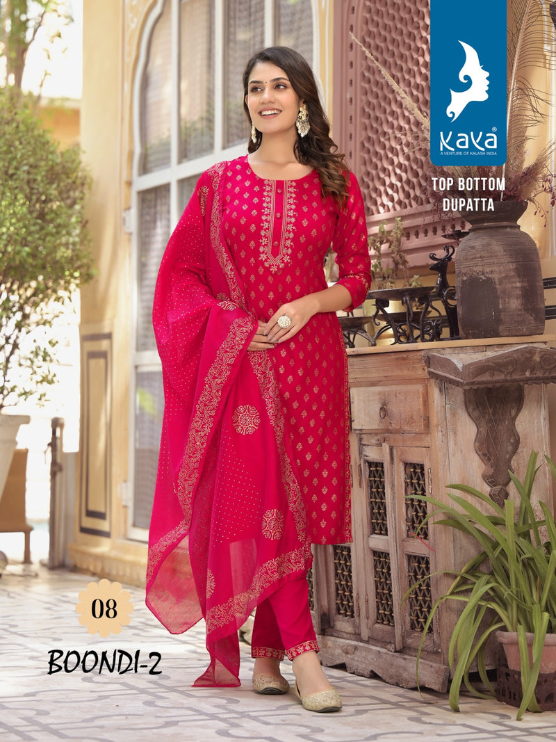 Kaya Creation Boondi Vol 2 Rayon Fancy Casual Wear Kurtis