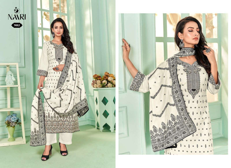 Naari Breeze Muslin Jacquard Fancy Designer Salwar Suits