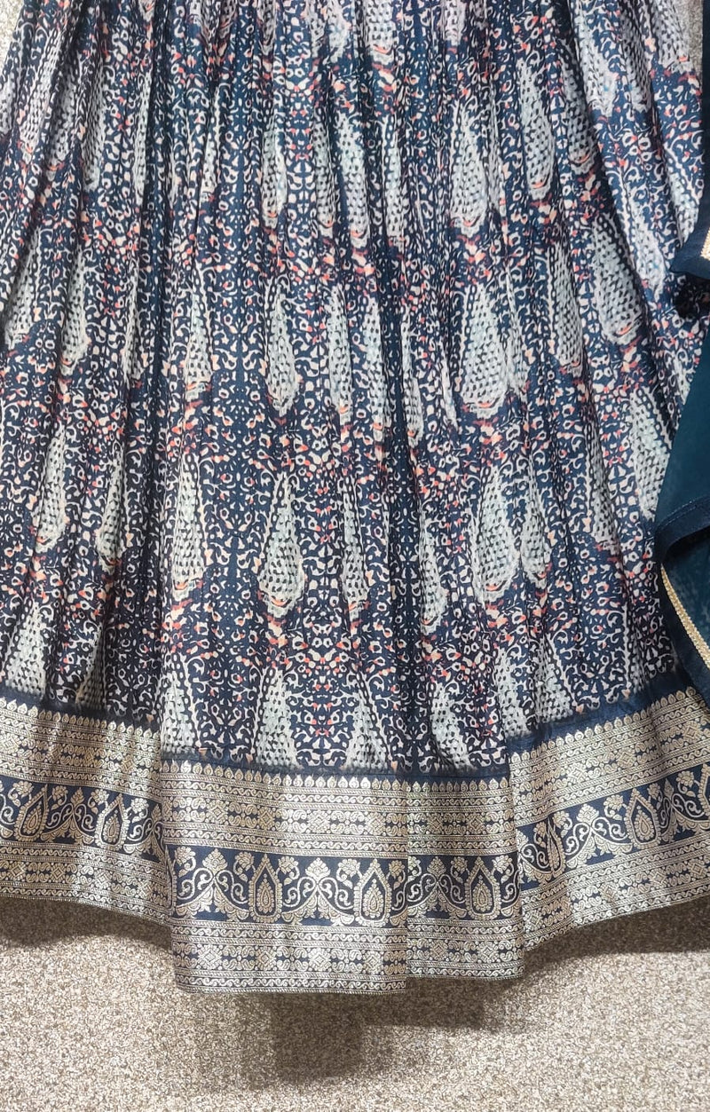 Mf Bridal Collection Dola Jacquard Heavy Embroidery Designer Lahnga Choli