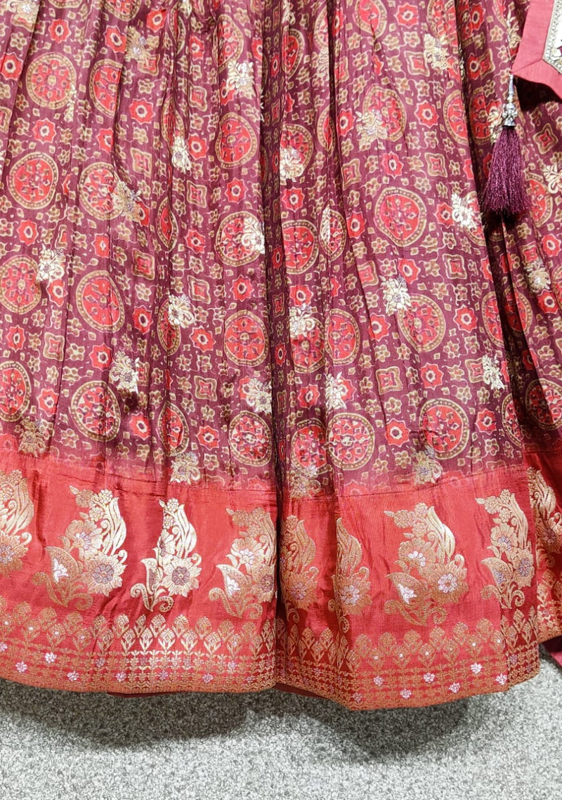 Mf Bridal Collection Dola Jacquard Beautiful Designer Lehnga Choli