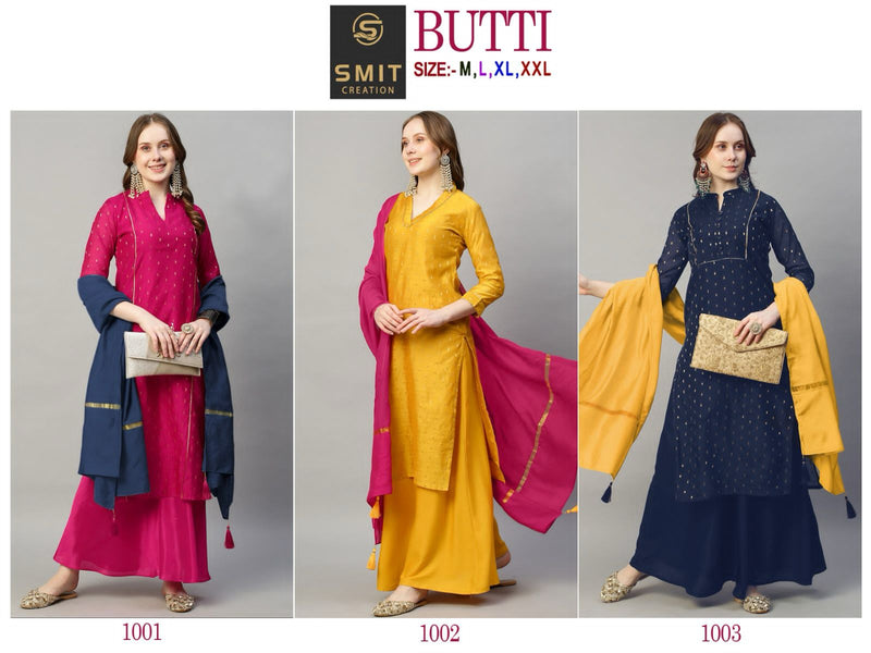 Poonam Designer Butti Modal Fancy Designer Kurti With Plazzo Collection