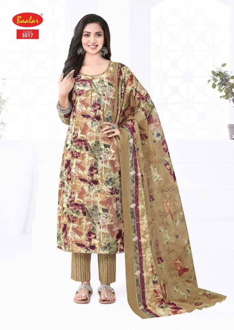 Baalar Kashmir Cotton Vol 3 Lawn Cotton Dailywear Salwar Suit
