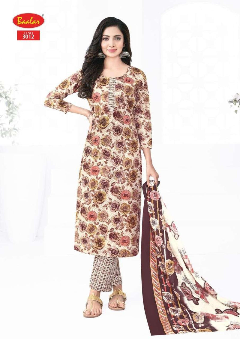 Baalar Kashmir Cotton Vol 3 Lawn Cotton Dailywear Salwar Suit