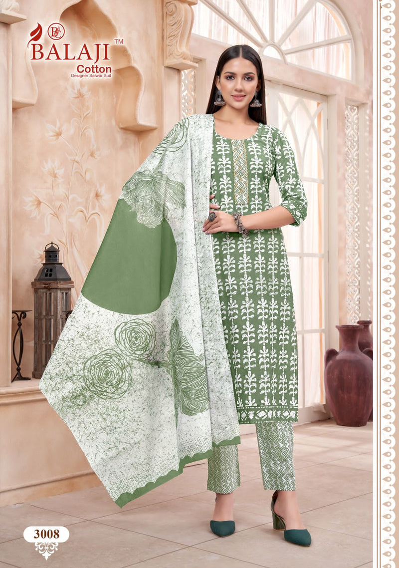 Balaji Cotton Battik Art Work Vol 3 Fancy Cotton Premium Suit Collection