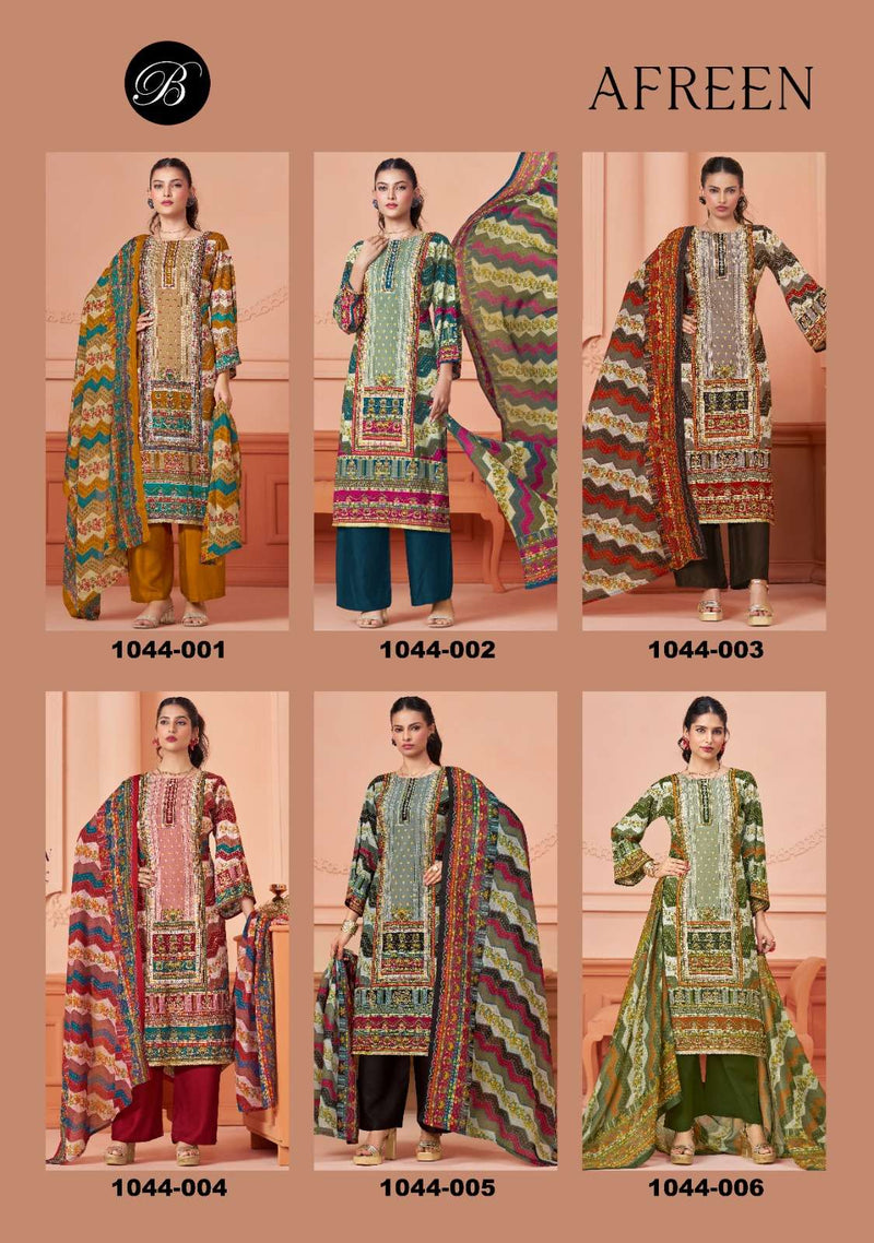 Belliza Designer Studio Afreen Viscose Rayon Handwork Fancy Designer Salwar Suit