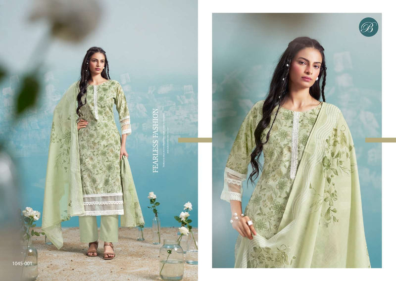 Belliza Designer Studio Flamingo Pure Cotton Embroidered Work Salwar Suit