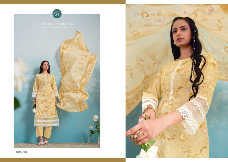 Belliza Designer Studio Flamingo Pure Cotton Embroidered Work Salwar Suit