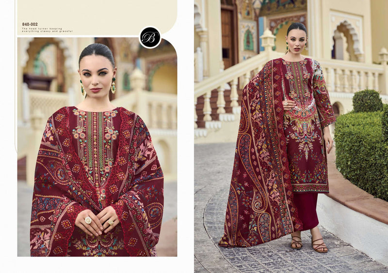 Belliza Designer Studio Guzarish Vol 22 Pure Cotton Exclusive Embroidered Salwar Kameez
