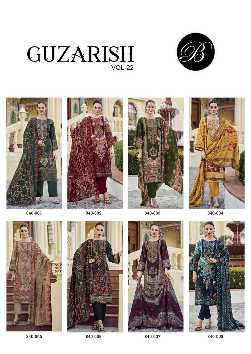 Belliza Designer Studio Guzarish Vol 22 Pure Cotton Exclusive Embroidered Salwar Kameez